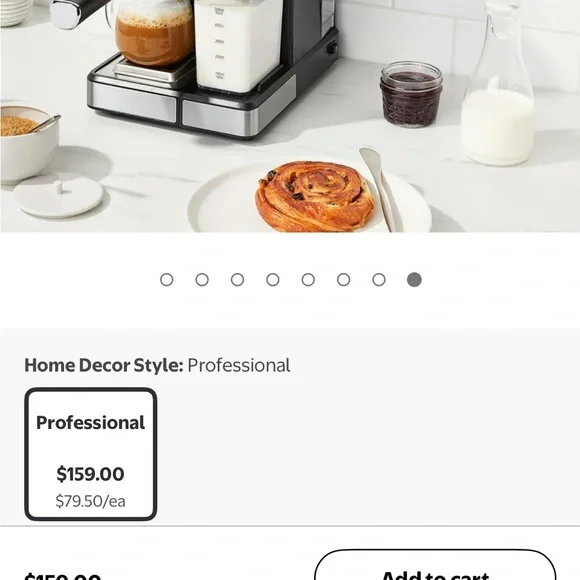 Professional Black and Silver Coffee Machine - Picture 2 of 8